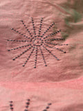 Designer Quality Iridescent Silk Shantung French Knot Embroidery - COPPER/GREEN!!!