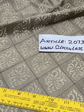 Fabulous Quality Silk Shantung Quilted and Block Printed - Olive Gold!!!