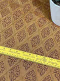 Fabulous Quality Silk Shantung Quilted and Printed - Mustard Gold!!!