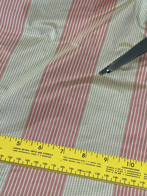 Designer Quality Gorgeous Silk Taffeta Dobby Weave - PEACH/DARK IVORY/CREAM!!!