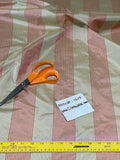 Designer Quality Gorgeous Silk Taffeta Dobby Weave - PEACH/DARK IVORY/CREAM!!!
