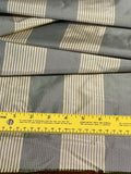 Designer Quality Gorgeous Silk Taffeta Stripes: SAGE GREEN/GOLD!!!