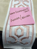 Embroidered Designer Quality Trim In BLUSH!!!