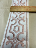 Embroidered Designer Quality Trim In BLUSH!!!