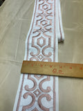Embroidered Designer Quality Trim In BLUSH!!!