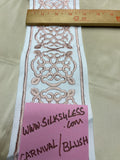 Embroidered Designer Quality Trim in Blush!!!
