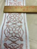 Embroidered Designer Quality Trim in Blush!!!