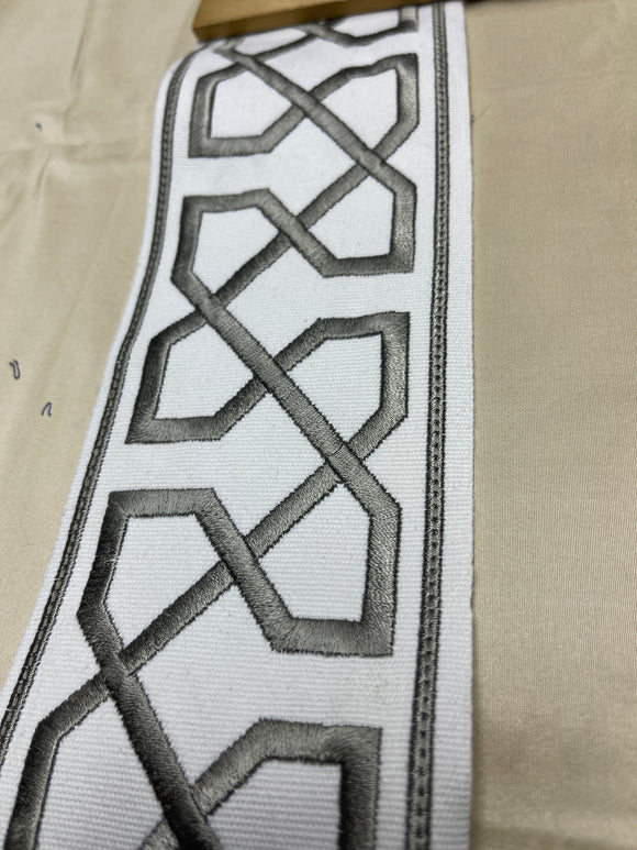 Embroidered Designer Quality Trim In Natural!!!