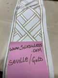 Embroidered Designer Quality Trim In Gold!!!