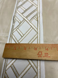 Embroidered Designer Quality Trim In Gold!!!