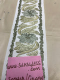 Embroidered Designer Quality Trim In Green!!!