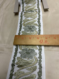 Embroidered Designer Quality Trim In Green!!!