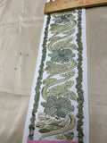 Embroidered Designer Quality Trim In Green!!!