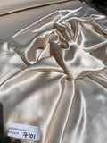 Fabulous Quality Pure 100% Silk Satin Charmeuse Wide fabrics - LIGHT PEACH!!!