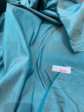 Fabulous Quality 100% Polyester Iridescent Dupion or Faux Silk - TURQUOISE!!!