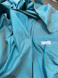 Fabulous Quality 100% Polyester Iridescent Dupion or Faux Silk - TURQUOISE!!!