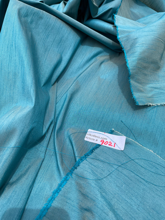 Fabulous Quality 100% Polyester Iridescent Dupion or Faux Silk - TURQUOISE!!!