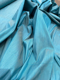 Fabulous Quality 100% Polyester Iridescent Dupion or Faux Silk - TURQUOISE!!!