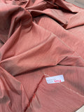 Fabulous Quality 100% Polyester Iridescent Dupion or Faux Silk -BRICK RED!!!