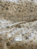 Exquisite Quality Silk Organza Sheer Embroidery/ Hand Painted - IVORY/ OLIVE/ GRAY!!!