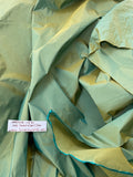 Fabulous Quality Silk Iridescent Taffeta - TURQUOISE TINT!!!