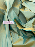 Fabulous Quality Silk Iridescent Taffeta - TURQUOISE TINT!!!