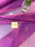 Fabulous Quality Silk Metallic Organza Plain Or Tissue Silk Plain - PURPLE/COPPER!!!