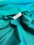 Fabulous Quality 100% Polyester Iridescent Dupion or Faux Silk - EMERALD!!!