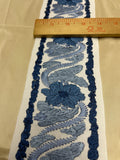 Embroidered Designer Quality Trim In Blues!!!