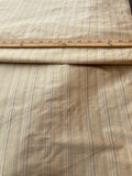 Exquisite Quality Silk Shantung Thin Stripes - AMBER SKIES!!!