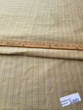 Exquisite Quality Silk Shantung Thin Stripes - AMBER SKIES!!!