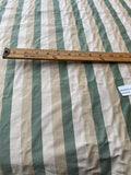 Fabulous Quality Silk Shantung Stripes -IVORY/ OFF-WHITE/ GREENS!!!