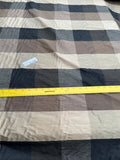 Designer Quality Silk Shantung Buffalo Check - BLACK/ TAN/ OLIVE/ BROWNS!!!