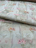 Designer Quality Heavy Silk Satin Damask Jacquard - FLORAL!!!