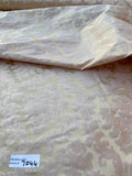 High Quality Heavy Silk Satin Damask Jacquard - PEACH PINK/ GOLD!!!
