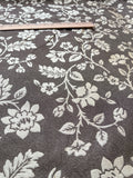 Designer Quality Heavy Silk Satin Damask Jacquard  - FLORAL PATTERN!!!
