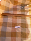 Designer Quality Silk Taffeta Plaid - BROWNS/ IVORY/ CREAM/ BLUES!!!