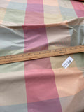 Designer Quality Gorgeous Silk Taffeta Plaid - PASTEL COLORS!!!