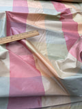 Designer Quality Gorgeous Silk Taffeta Plaid - PASTEL COLORS!!!