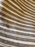 Fabulous Quality Raw Silk Horizontal Stripes -MULTI COLOR!!!