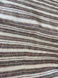 Fabulous Quality Raw Silk Horizontal Stripes -MULTI COLOR!!!