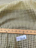 Exquisite Quality Silk Organza Check- GOLDEN YELLOW!!!