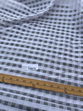 Exquisite Quality Silk Organza/ Dupioni Sheers Plaid - WHITE/ WHITE!!!