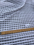 Exquisite Quality Silk Organza/ Dupioni Sheers Plaid - WHITE/ WHITE!!!