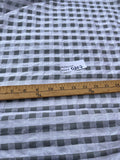 Exquisite Quality Silk Organza/ Dupioni Sheers Plaid - WHITE/ WHITE!!!