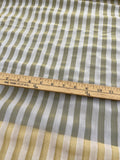 Exquisite Quality Silk Organza/Spun Silk Sheers Stripes - GOLD/ OFF-WHITE!!!