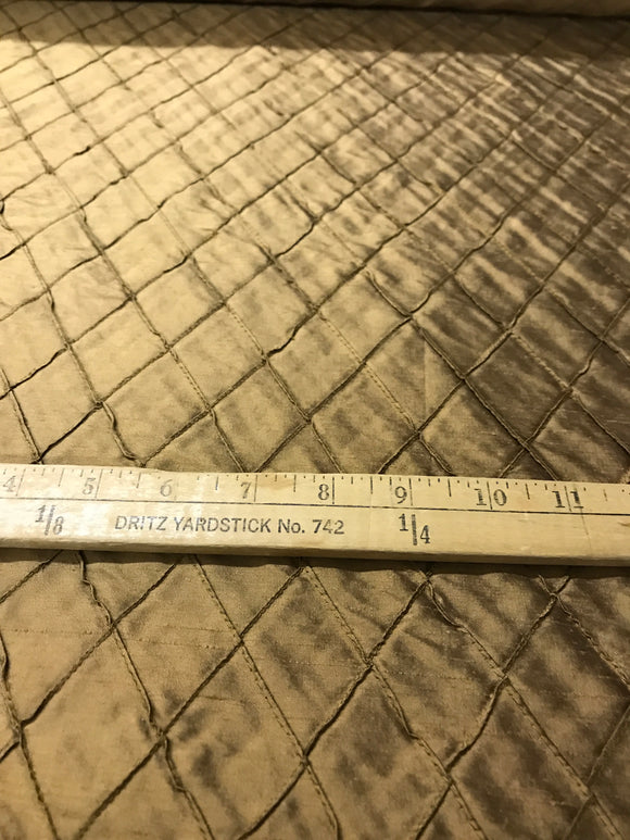 Exquisite Quality Silk Shantung Quilt  - BURNT GOLD!!!