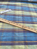 Designer Quality Silk Dupioni Plaid - BLUES/ PURPLE/ PASTEL GREEN!!!