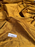 Designer Quality Silk Dupion, Hand Woven- BURNT GOLD!!!