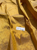 Designer Quality Silk Dupioni, Hand Woven - MUSTARD!!!